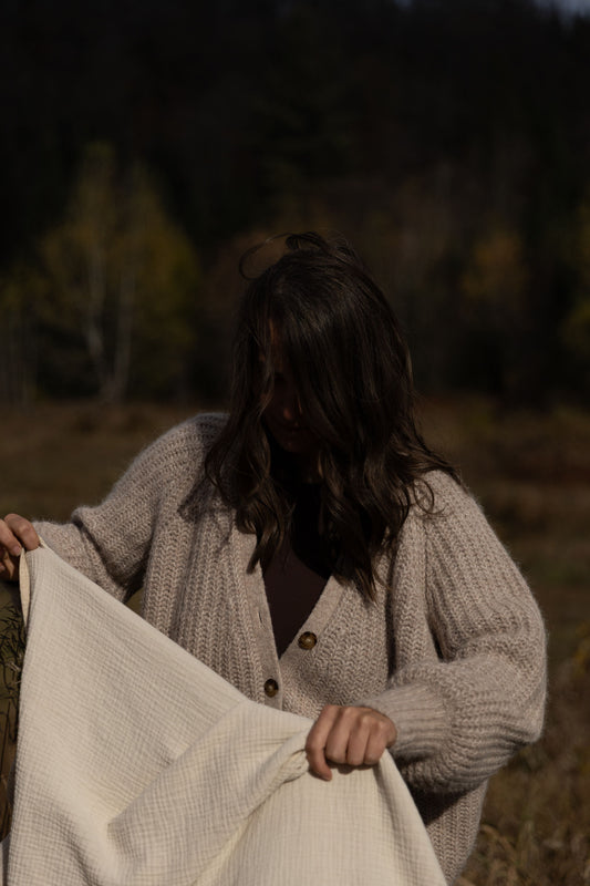 Foulard Bohème Lin & Coton - 5 en 1