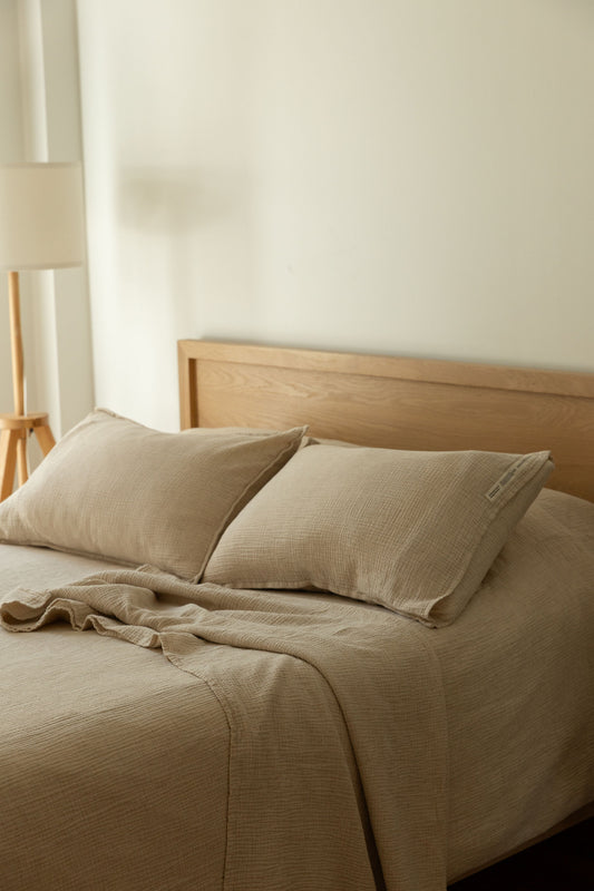 Taie d'oreiller Lin & Coton