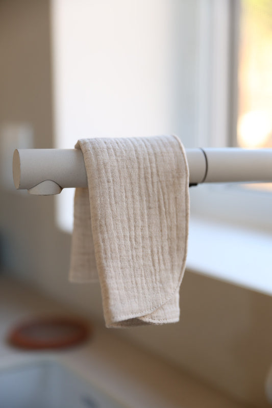 Lavette/Lingettes double épaisseur - Lin & Coton