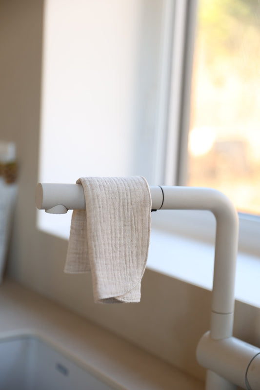 Lavette/Lingettes double épaisseur - Lin & Coton