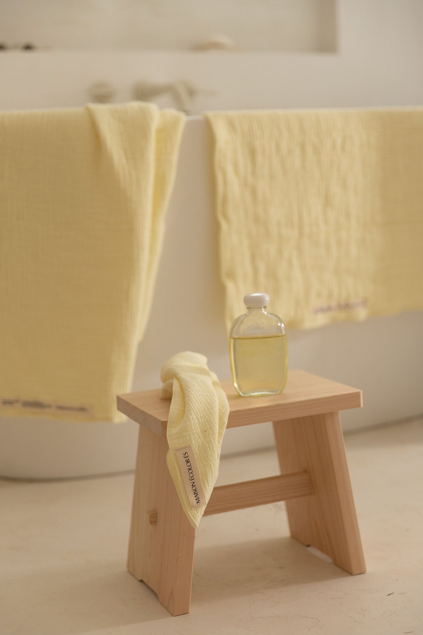 Débarbouillette gaufrée