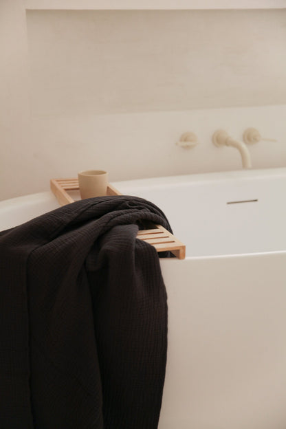Double-layered bath towels