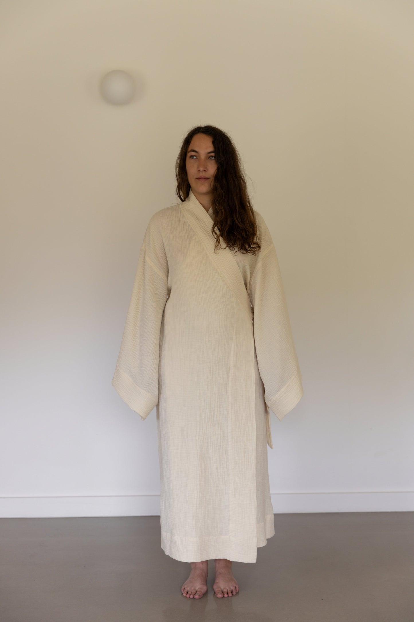 Peignoir Kimono long