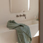 Double-layered bath towels