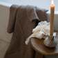 Double-layered bath towels